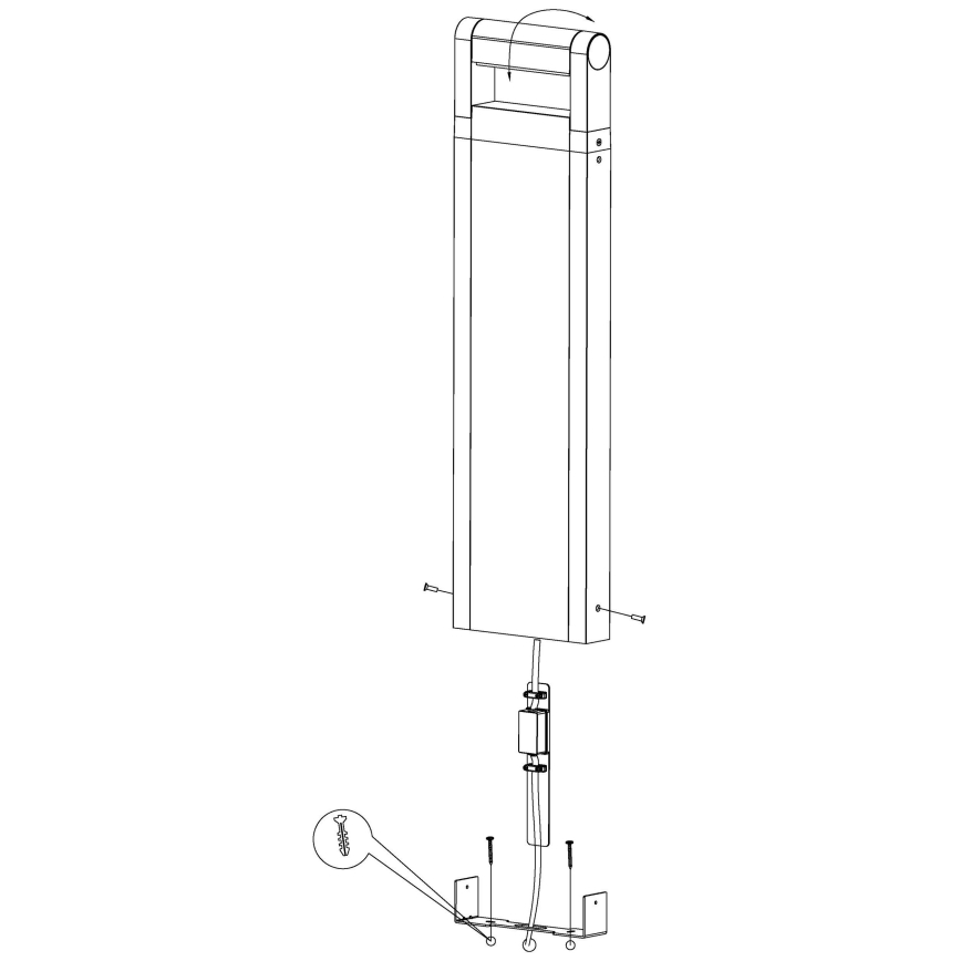 Eglo - Външна LED лампа LED/4,8W/230V IP44