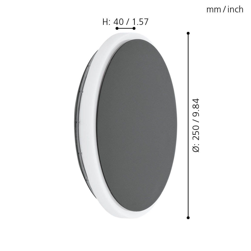 Eglo - LED Екстериорен аплик LED/11,5W/230V IP44