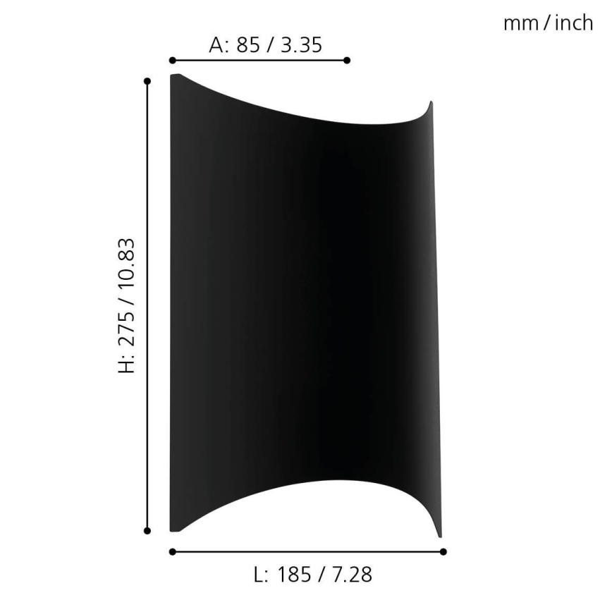 Eglo - Външна LED лампа за стена LED/10W/230V IP44