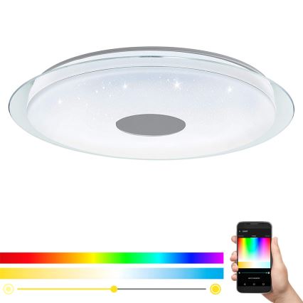 Eglo - LED RGB Димируема лампа LANCIANO-C LED/53W/230V + дистанционно