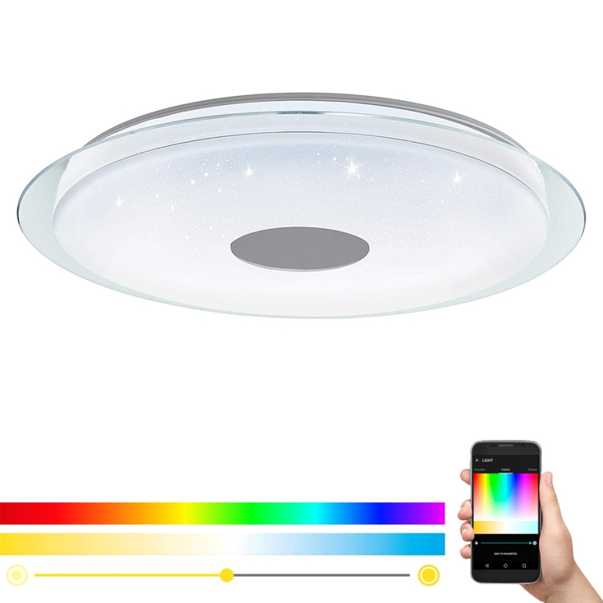 Eglo - LED RGB Димируема лампа LANCIANO-C LED/53W/230V + дистанционно