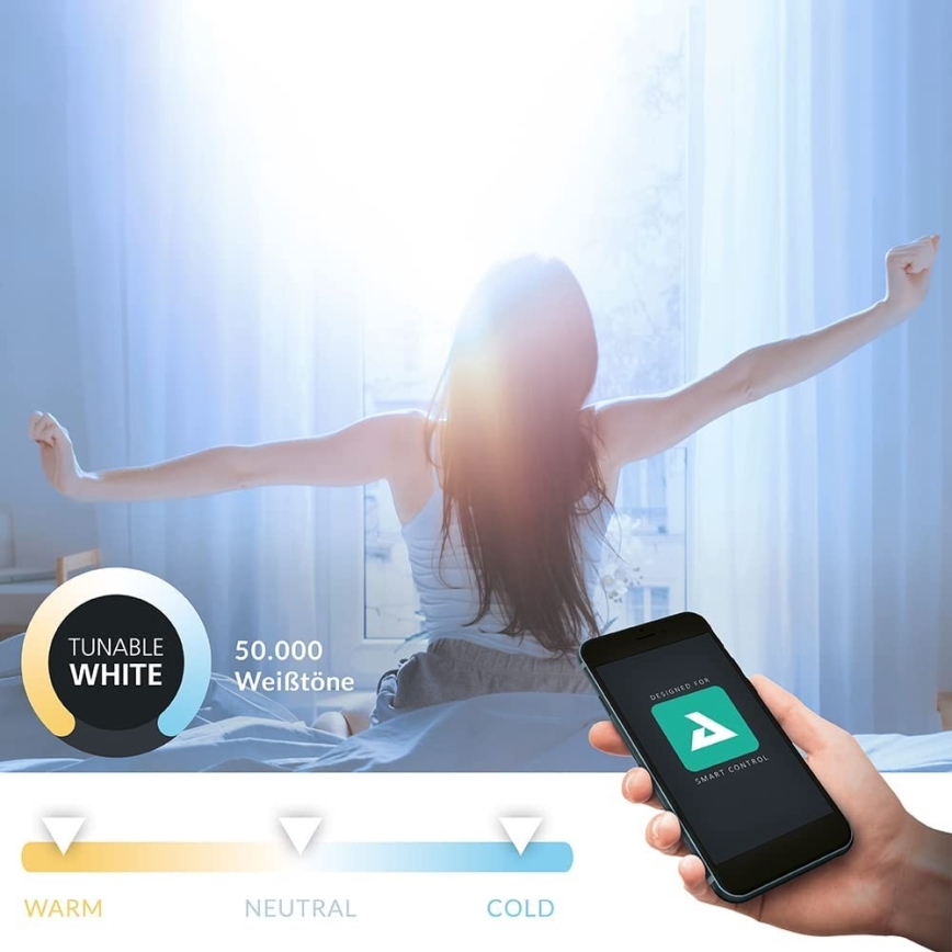 Eglo - LED Димируемо вградено таванно осветително тяло за баня LED/16,5W/230V IP44 ZigBee диаметър 21,6 см