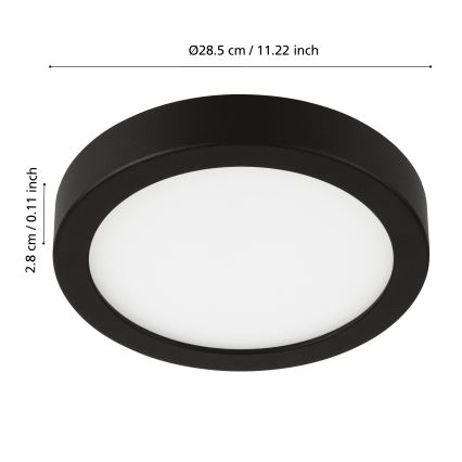 Eglo - Димируемо LED осветително тяло за баня LED/19,5W/230V IP44 ZigBee пр. 28,5 см