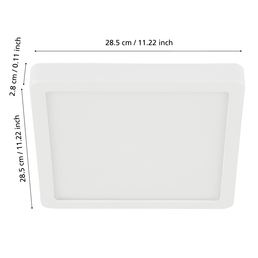 Eglo - LED Димируем плафон за баня LED/19,5W/230V 2700-6500K IP44 ZigBee