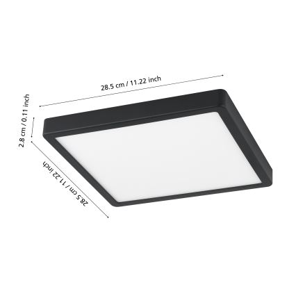 Eglo - LED Димируема лампа за баня LED/19,5W/230V IP44 ZigBee