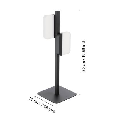 Eglo - LED Настолна лампа 2xLED/4,5W/230V