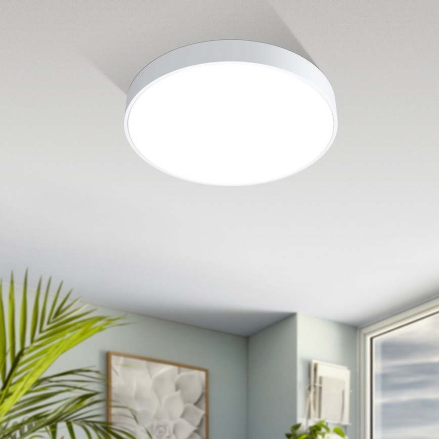 Eglo - LED Димируема лампа за таван LED / 18W / 230V + дистанционно управление
