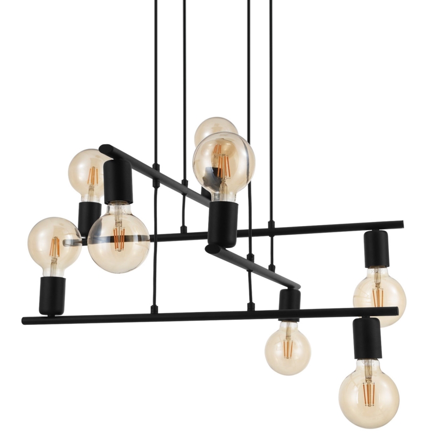 Eglo - Полилей на въже 8xE27/40W/230V