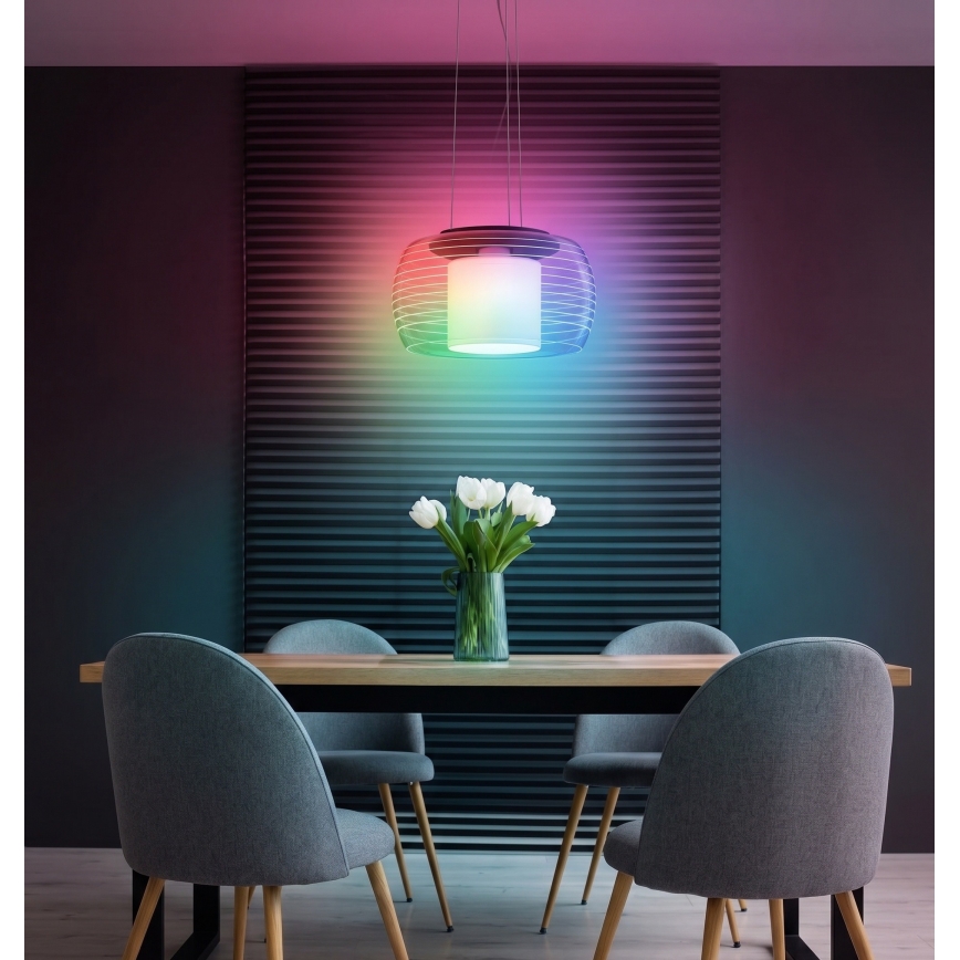 Eglo - LED RGB Димируем висящ полилей BRIAGLIA-C LED/24,8W/230V