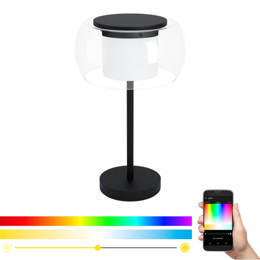 Eglo - LED RGB Димируема настолна лампа BRIAGLIA-C LED/15W/230V