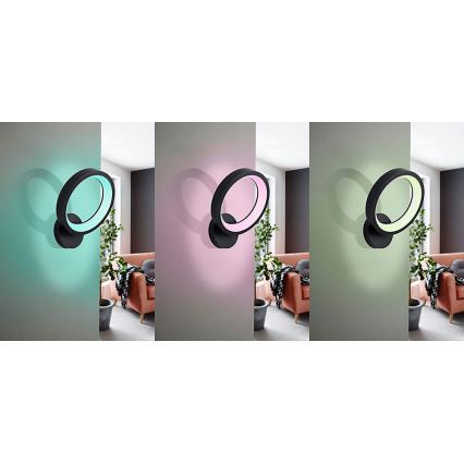 Eglo 99028 - RGB LED димируема стенна лампа MARGHERA-C LED/16W/230V