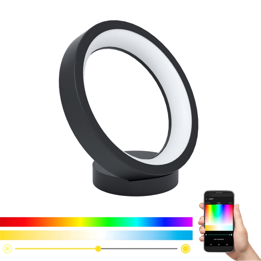 Eglo - LED RGB Димируема настолна лампа MARGHERA-C LED/16W/230V