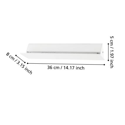 Eglo - LED лампа за стена LED/12W/230V