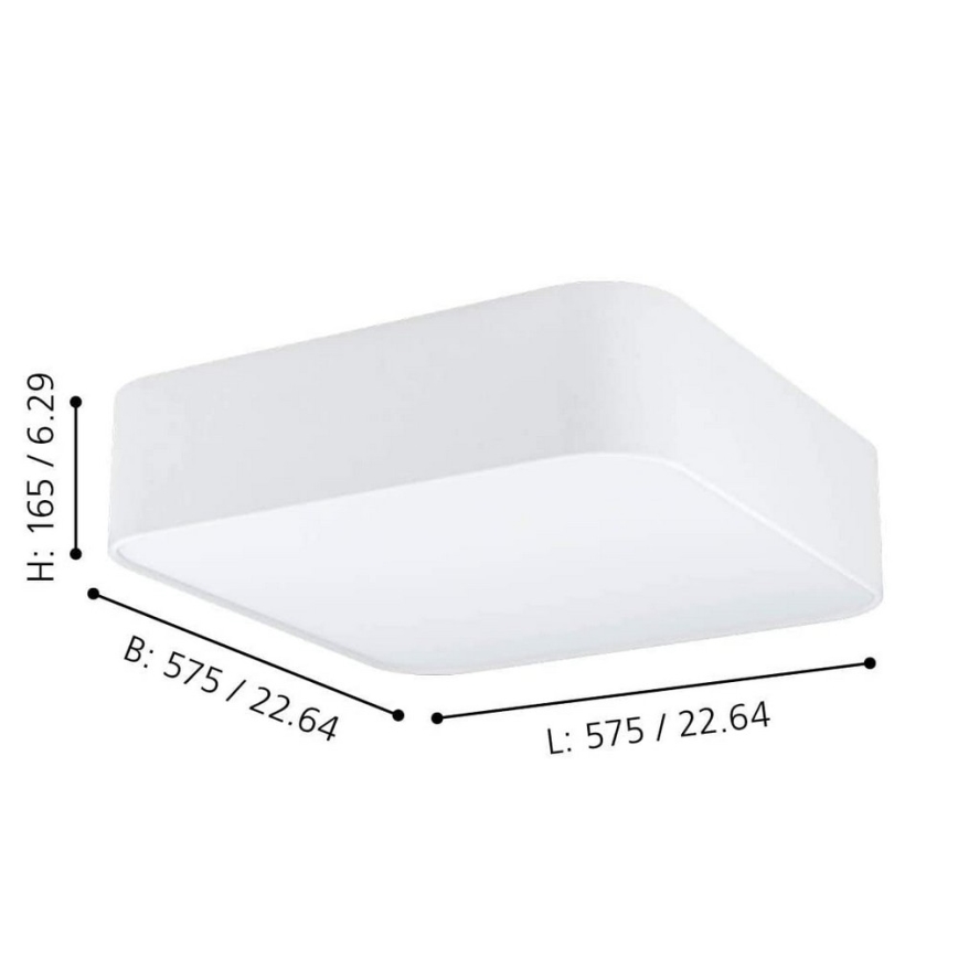 Eglo - Таванна лампа 5xE27/25W/230V