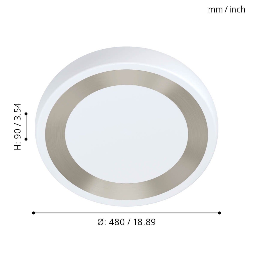 Eglo - LED Лампа за таван LED/22W/230V