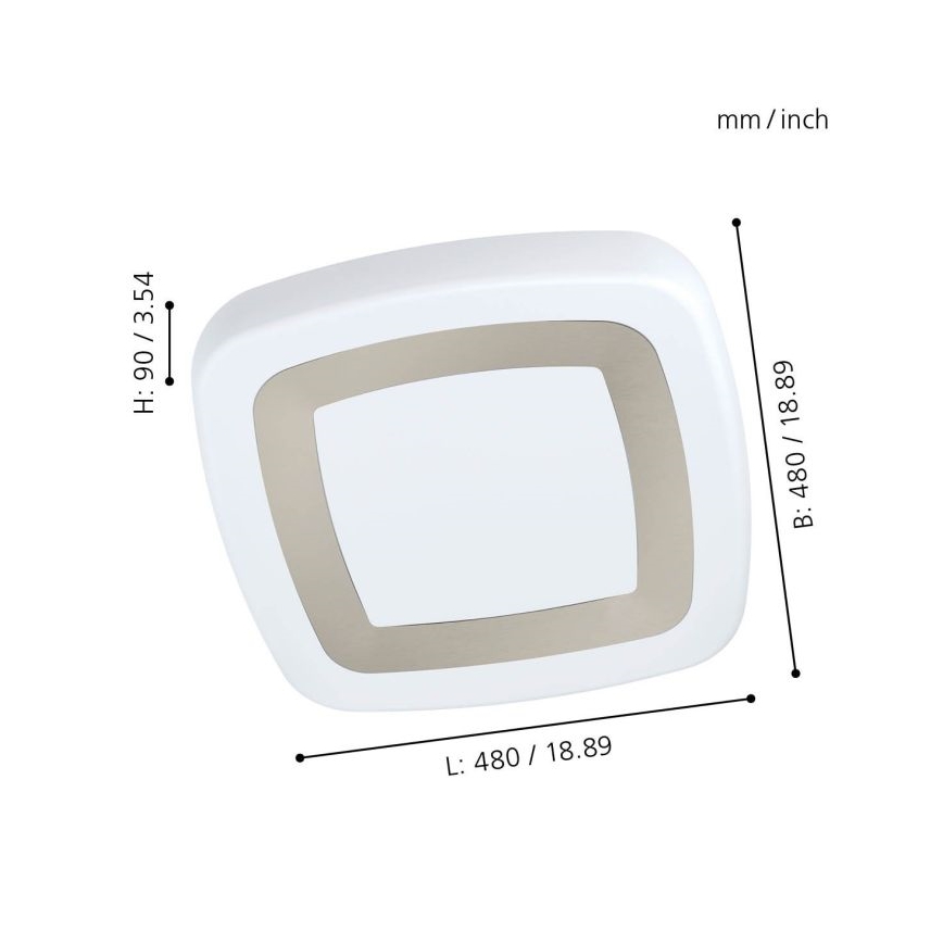Eglo - LED Лампа за таван LED/22W/230V