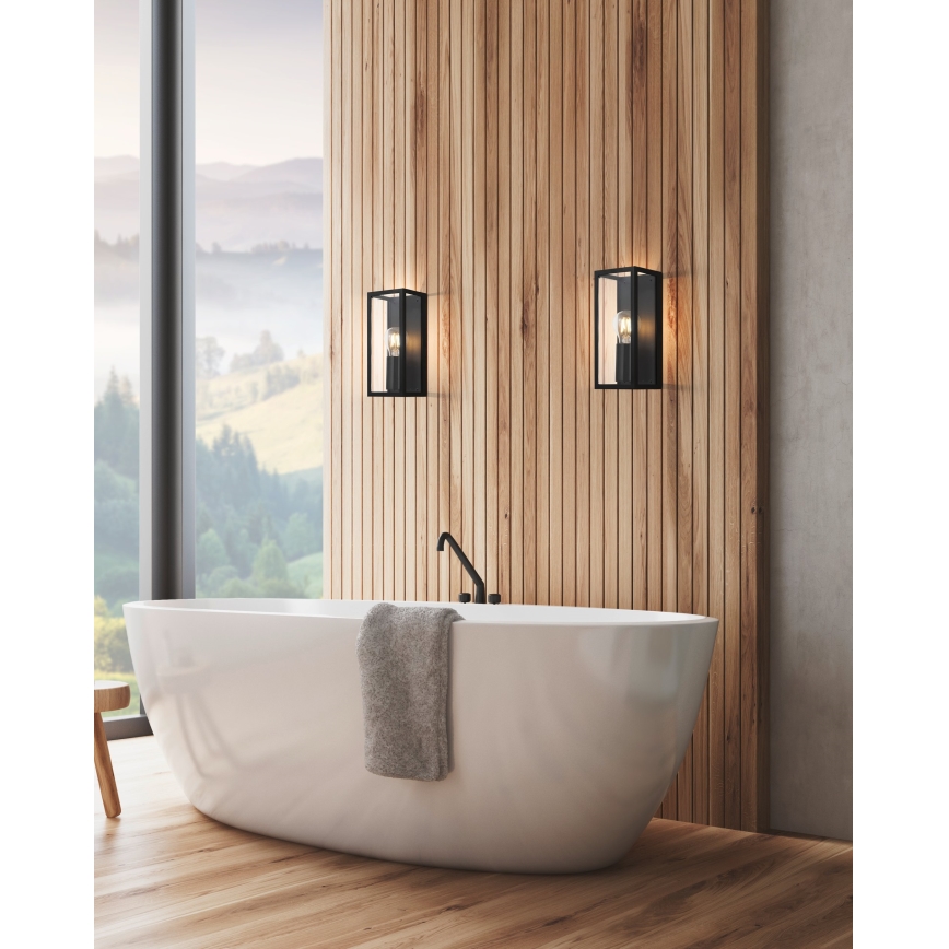 Eglo - Стенна лампа за баня 1xE27/60W/230V