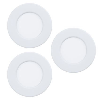 Eglo - КОМПЛЕКТ 3x LED Окачена таванна лампа FUEVA 5 1xLED/2,7W/230V