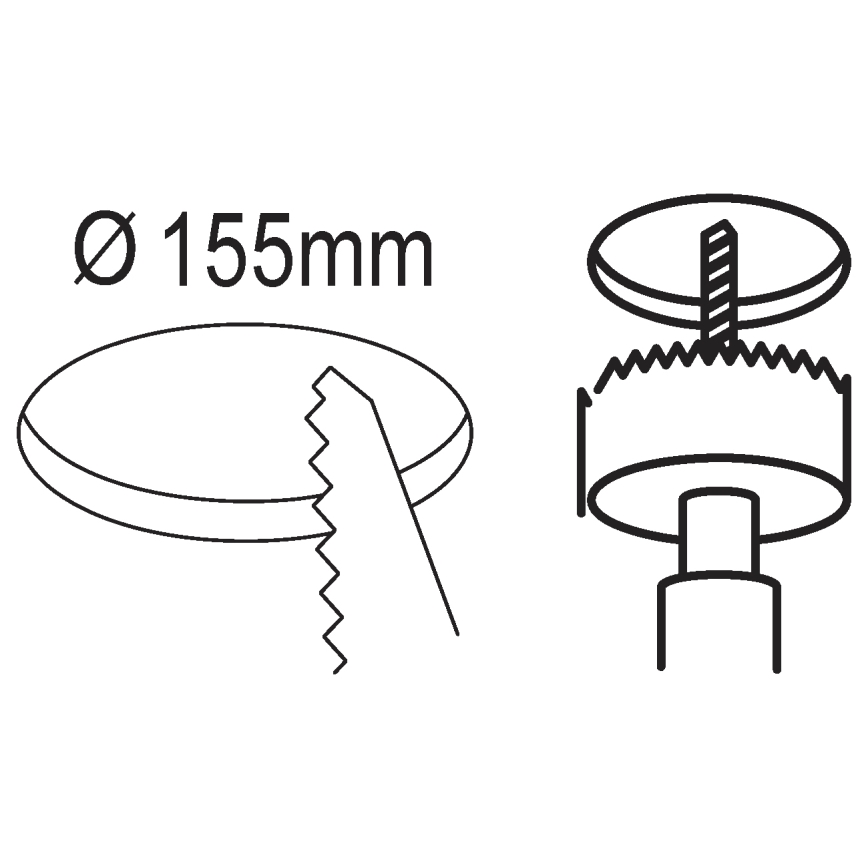 Eglo - LED Окачена таванна лампа LED/10,5W/230V