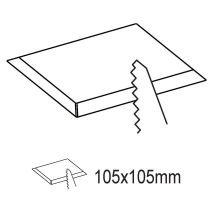 Eglo - LED вградено таванно осветително тяло LED/5,5W/230V 11,7x11,7 cm