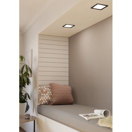 Eglo - LED вградено таванно осветително тяло LED/10,5W/230V 16,6x16,6 cm