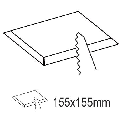 Eglo - LED вградено таванно осветително тяло LED/10,5W/230V 16,6x16,6 cm