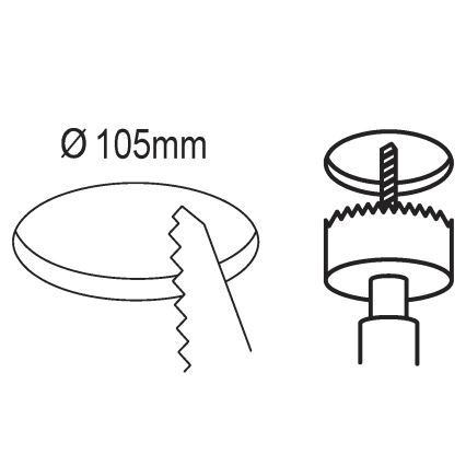 Eglo - LED Димируема лампа за вграждане/5,5W/230V