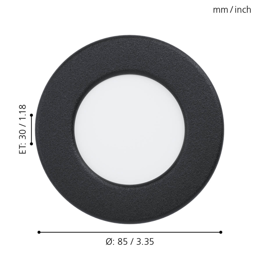 Eglo - LED Осветление за окачен таван LED/2,7W/230V IP44