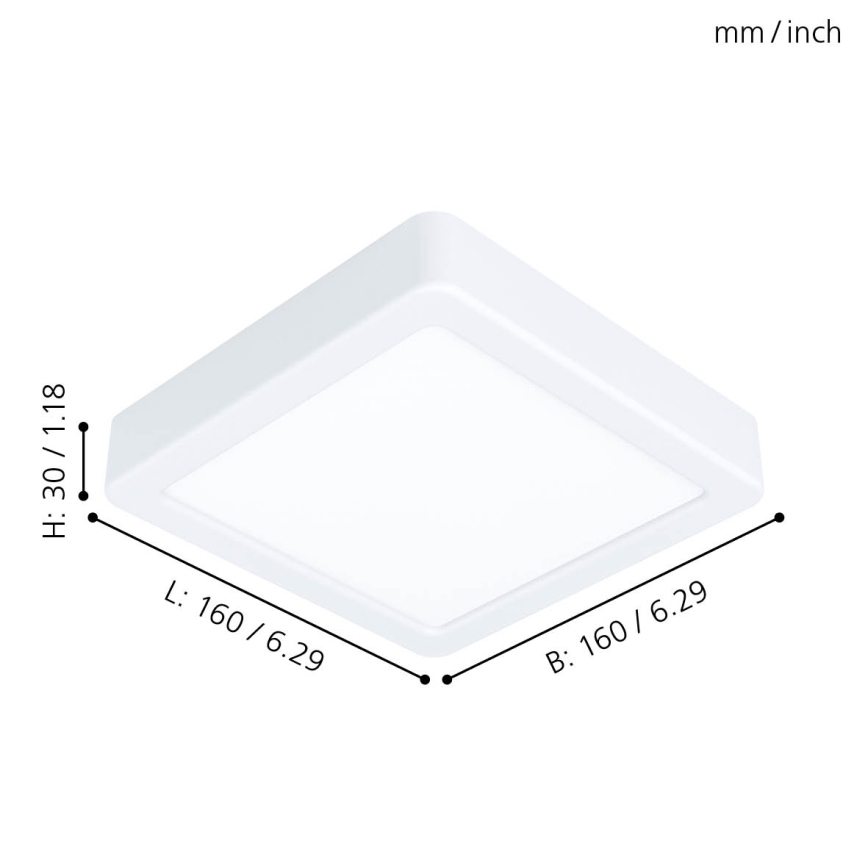 Eglo - LED Лампа за таван LED/10,5W/230V