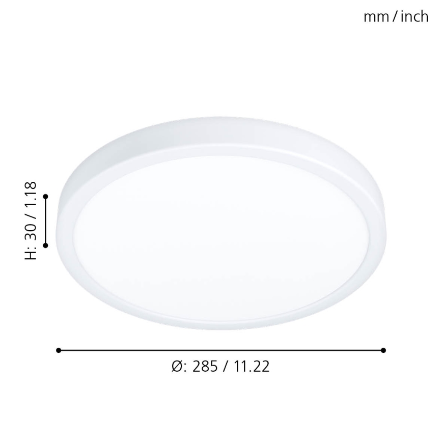 Eglo - LED Осветление за тавана на банята LED/20W/230V IP44