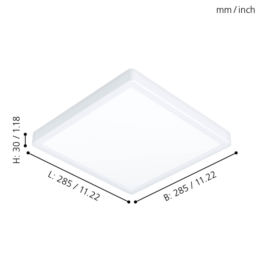 Eglo - LED Осветление за тавана на банята LED/20W/230V IP44