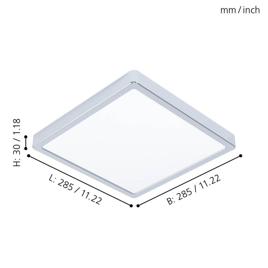 Eglo - LED Осветление за тавана на банята LED/20W/230V IP44