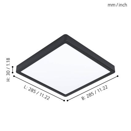 Eglo - LED Осветление за тавана на банята LED/20W/230V IP44