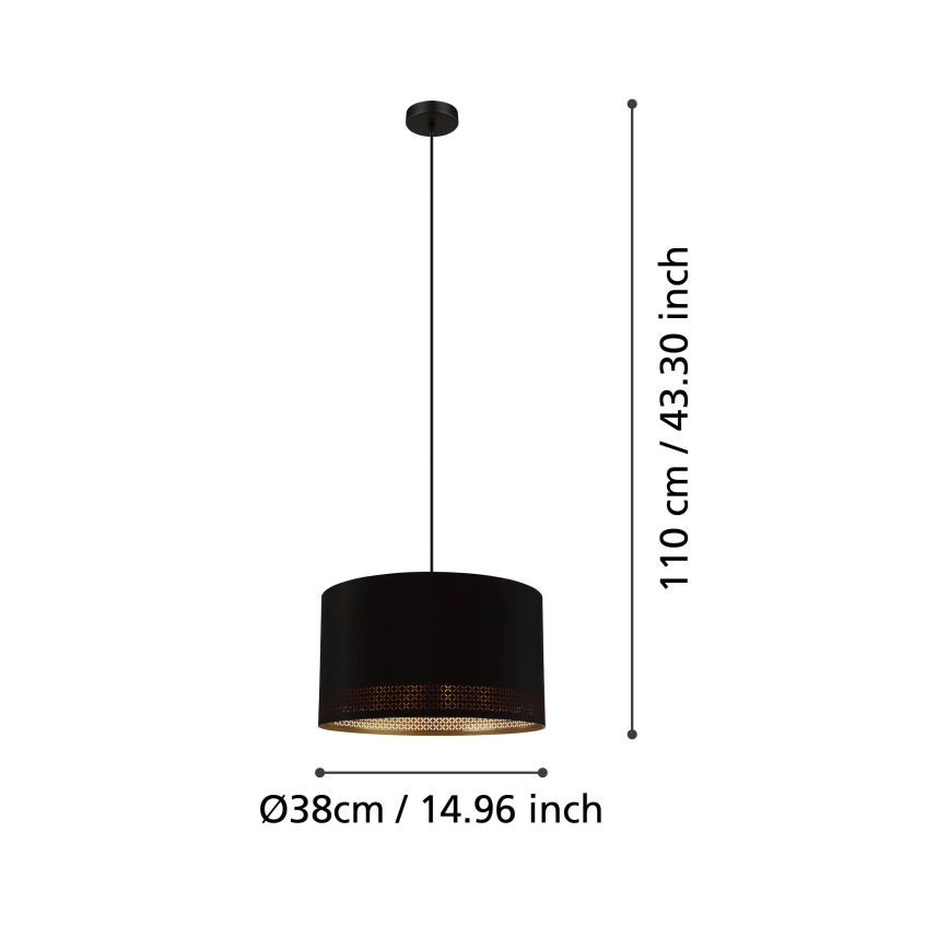 Eglo - Полилей на въже 1xE27/40W/230V