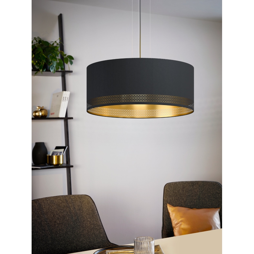 Eglo - Полилей на въже 3xE27/40W/230V