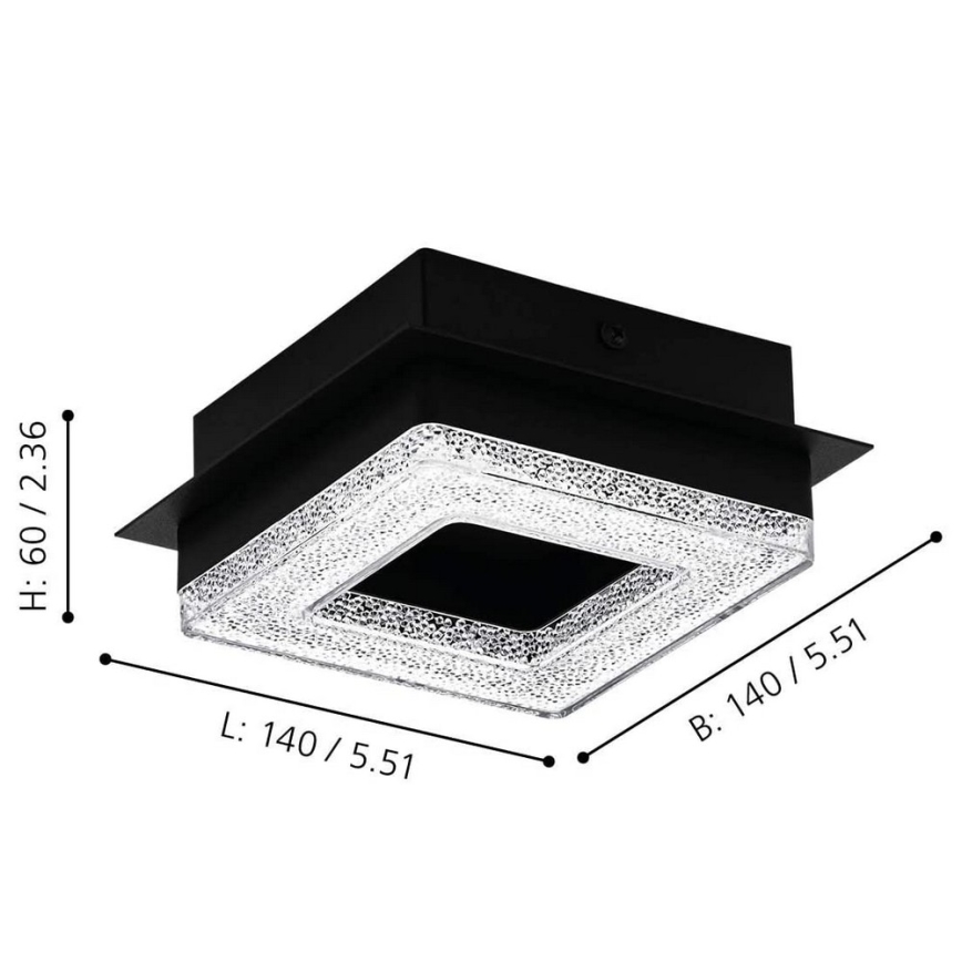 Eglo - LED Лампа за таван 4xLED/4W/230V