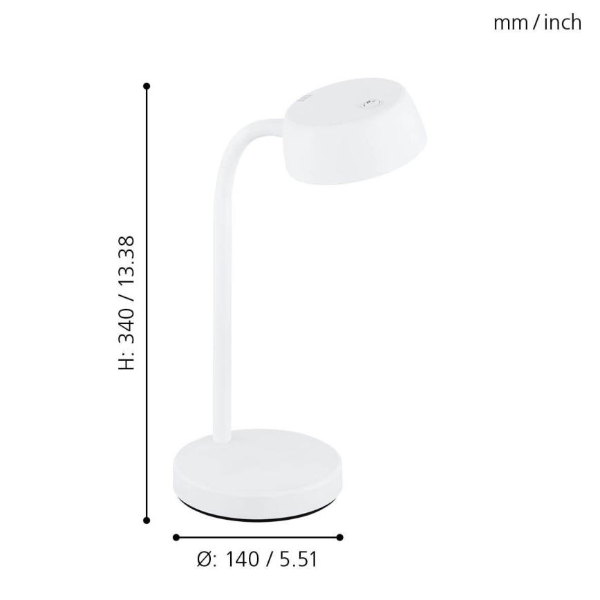 Eglo - LED Настолна лампа LED/4,5W/230V
