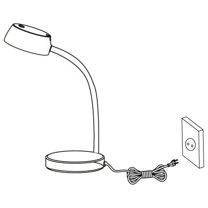 Eglo - LED Настолна лампа LED/4,5W/230V