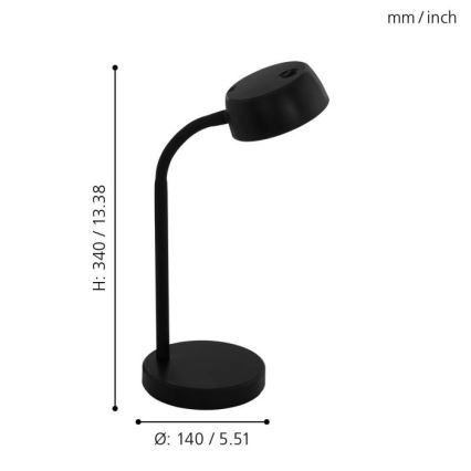 Eglo - LED Настолна лампа LED/4,5W/230V