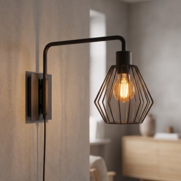 Eglo 99349 - Настенно осветително тяло TABILLANO 1xE27/40W/230V