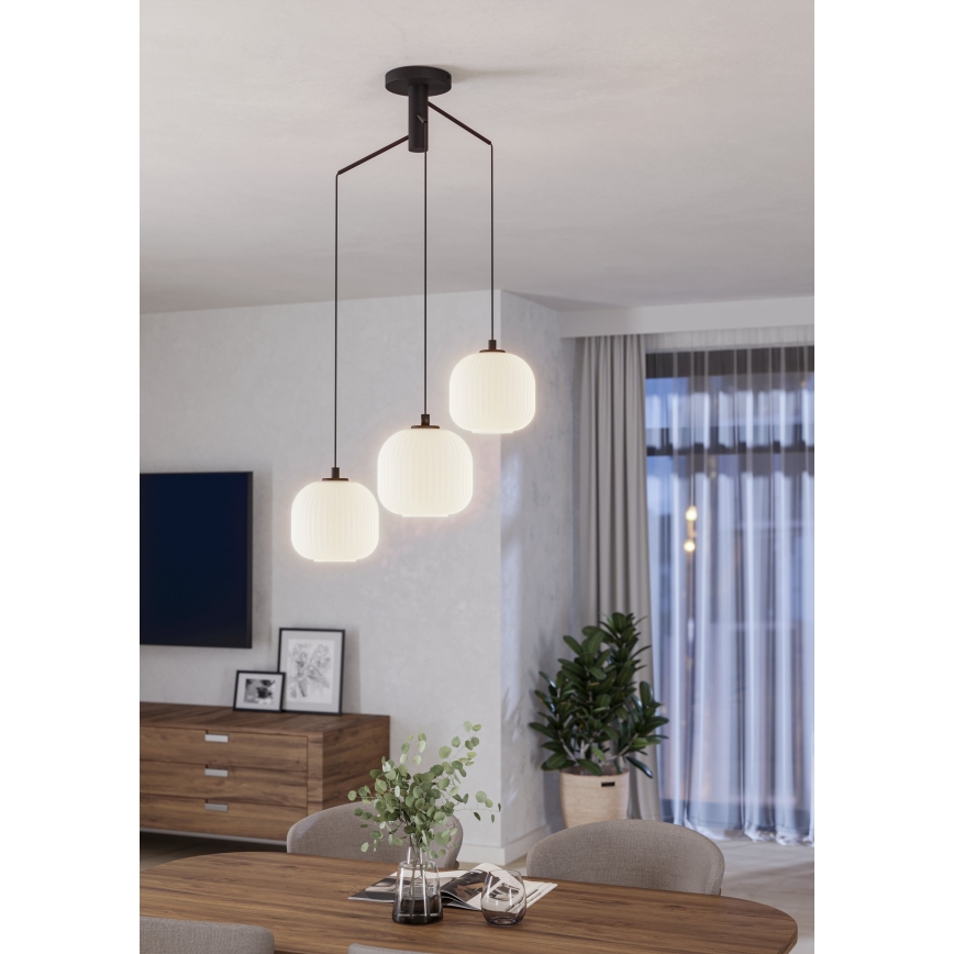 Eglo - Полилей на въже 3xE27/40W/230V