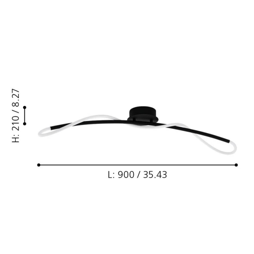 Eglo - LED Лампа за таван LED/20W/230V