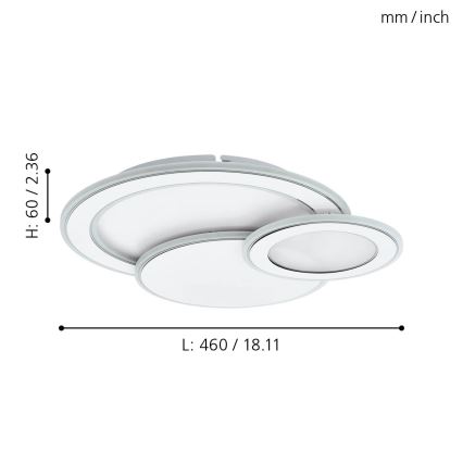 Eglo - LED Лампа 3xLED/11W/230V