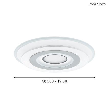 Eglo 99399 - LED плафон REDUCTA 3xLED/16W/230V