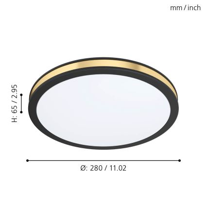 Eglo - LED Лампа за таван LED/11W/230V