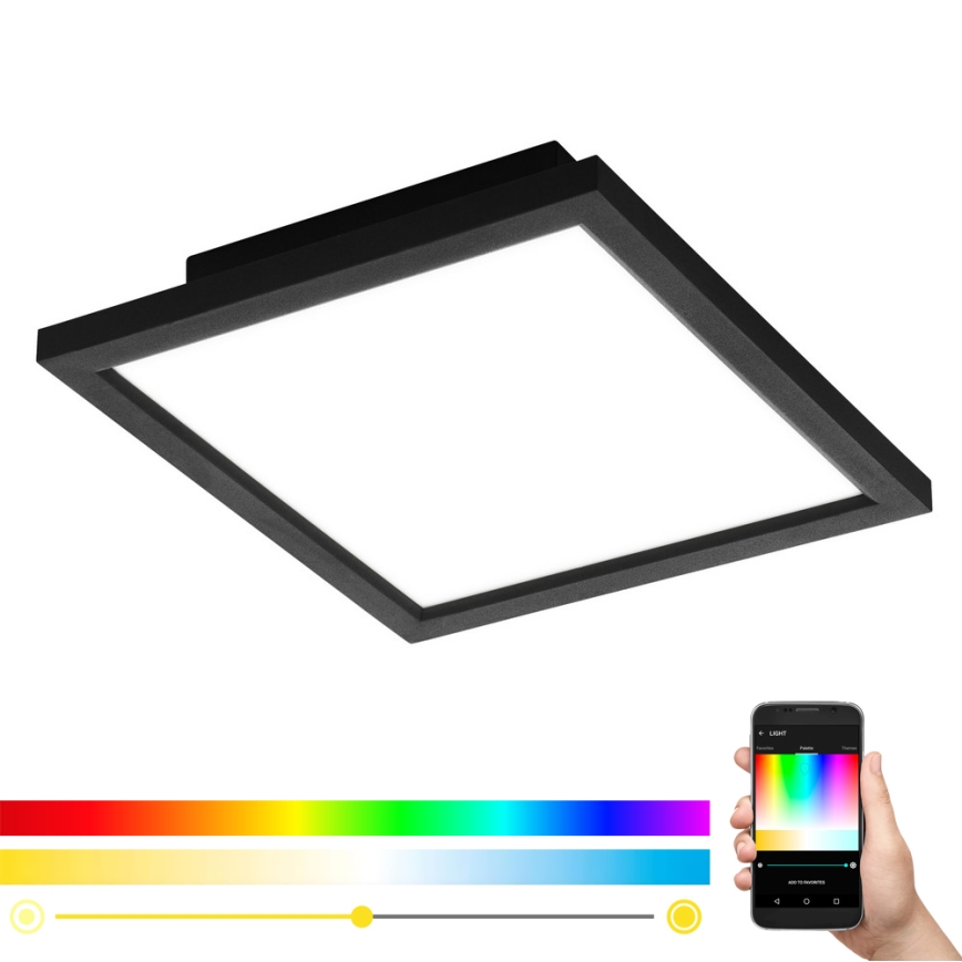 Eglo - LED RGB димируем плафон SALOBRENA-C LED/16W/230V 30x30 cm + дистанционно управление