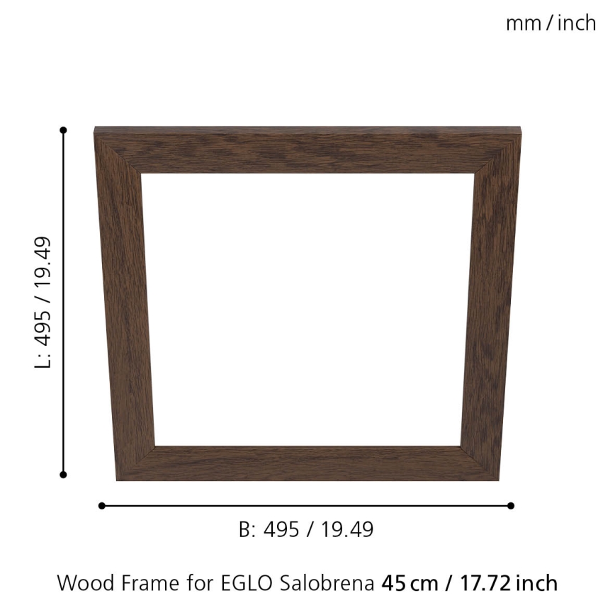 Eglo - Рамка за лампа SALOBRENA 450x450 мм