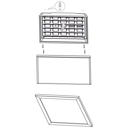 Eglo - LED Лампа LED/32W/230V 645x645 мм