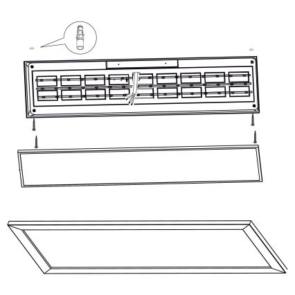 Eglo - LED Лампа LED/32W/230V 345x1245 мм