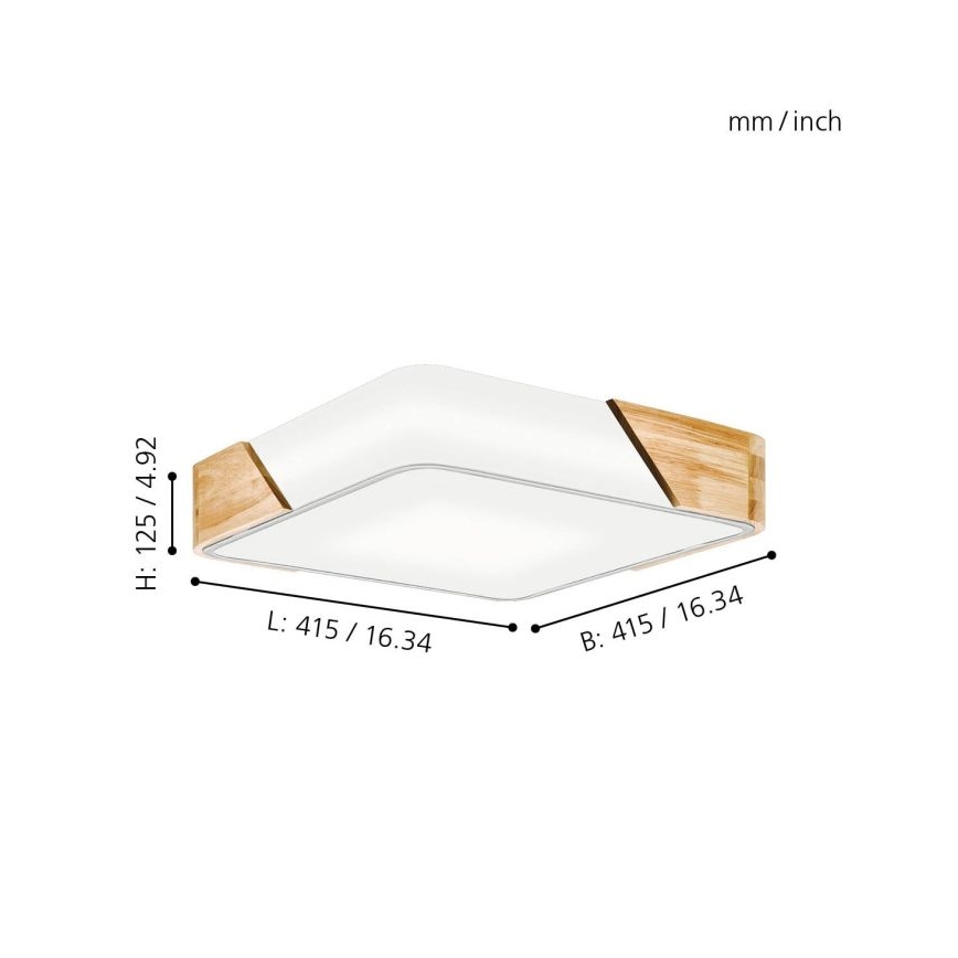 Eglo 99459 - Плафон GRIMALDINO 2xE27/28W/230V